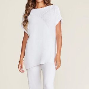 CozyChic Ultra Lite Mixed Stitch Dolman Pullover Sz M